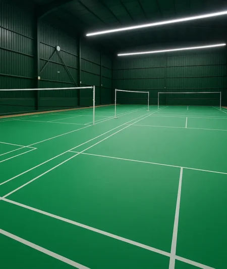 Ultrasol V4 Field Green Sports Flooring Badminton Court
