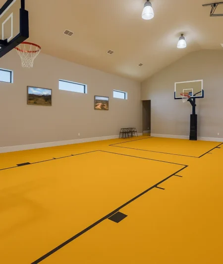 Ultrasol V4 Yellow Sports Flooring Basketball Court