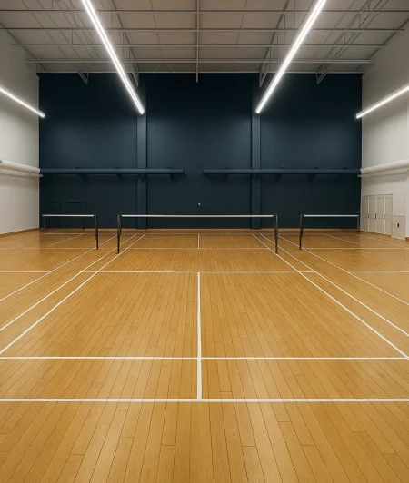 Ultrasol V5 Maple Sports Flooring Badminton Court