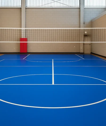 Ultrasol V5 Royal Blue Sports Flooring Volleyball Court