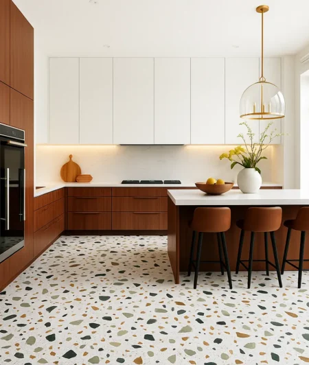 Venetian Terrazzo Flooring in kitchen