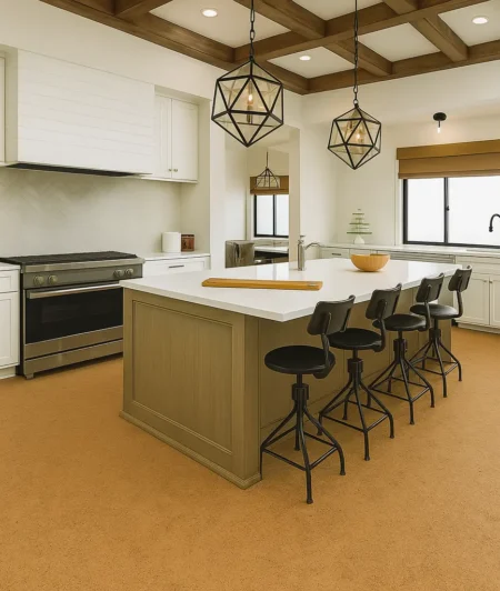 Wicanders EA Cork Flooring In Kitchen