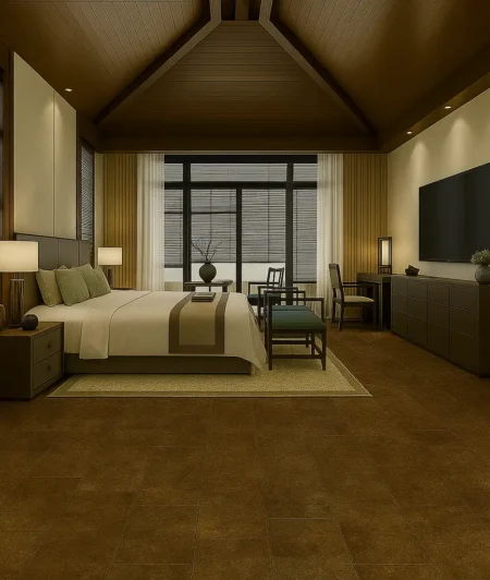 Wicanders EFM Cork Flooring In Bedroom