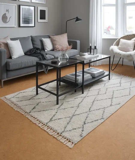 Wicanders ISM Cork Flooring In Living Room