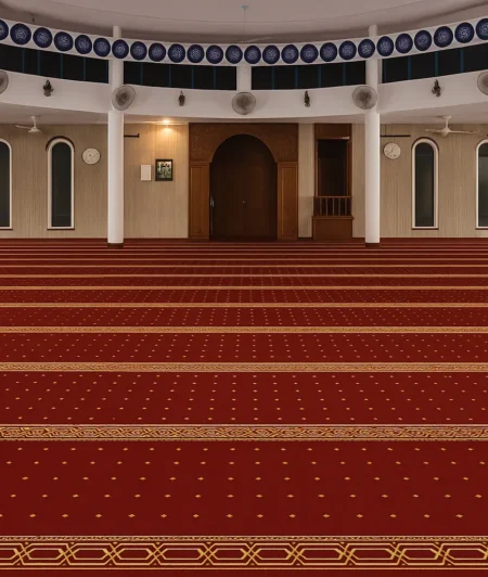 Adan Red Mosque Carpets In Mosque
