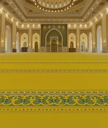 Al Safa Beige Mosque Carpets In Mosque