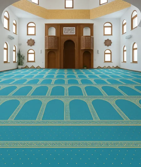 Aqsa Blue Mosque Carpets In Mosque