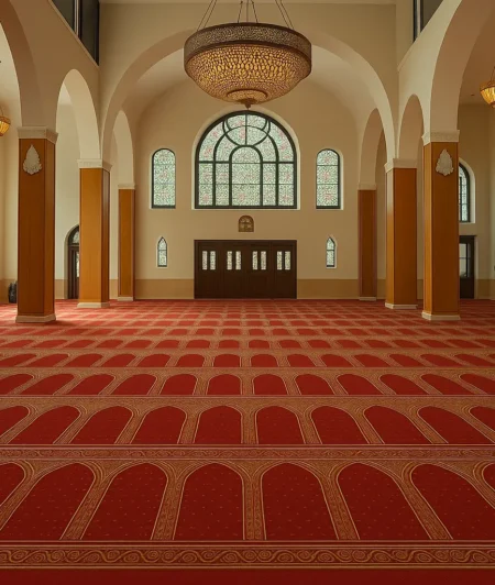Aqsa Red Mosque Carpets In Mosque