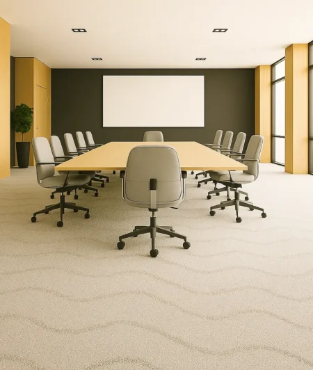 Balsan Gray Wall to Wall Carpets In Conference Rooms