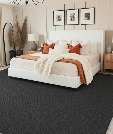 Beige Cotton Carpets CL In Bedroom