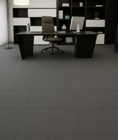 Bluebird Grey Carpet Tiles In Office