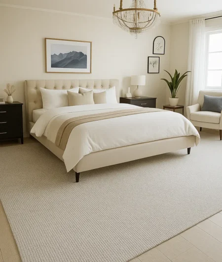 Coldgrey Cotton Carpets CL In Bedroom
