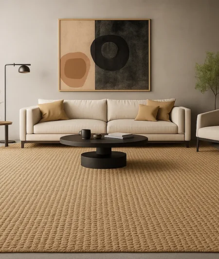 Diamond Beaver Sisal Carpets In Living Room