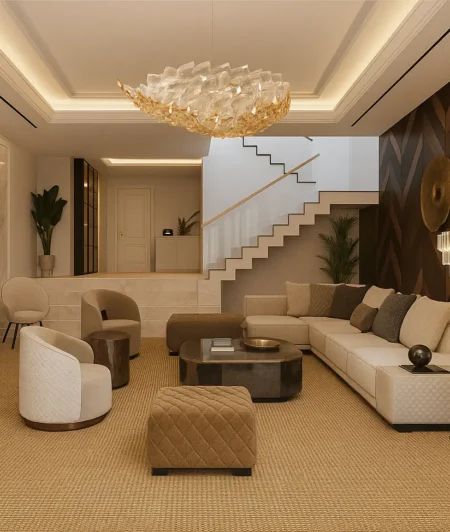 Dorothy Naturel Wall to Wall Carpets In Living Room