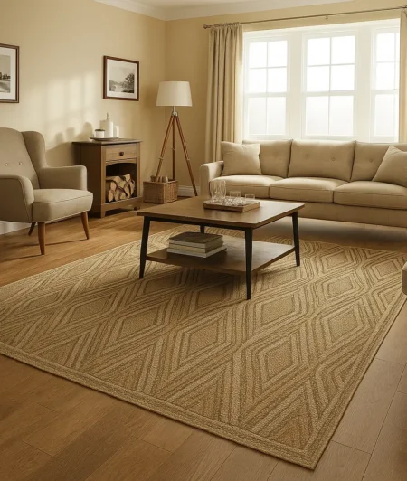 JR Eucalyptus-Natural Jute carpets In Living Room