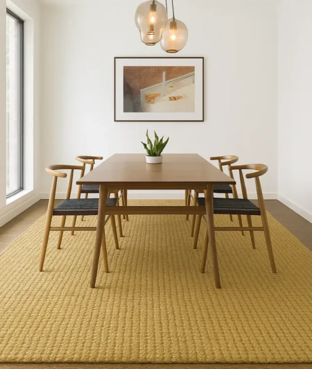 Kersaint Standard Seagrass Carpets In Dining Area