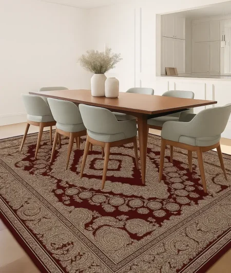 Risala Ruby Turkish Carpets In Dining Area