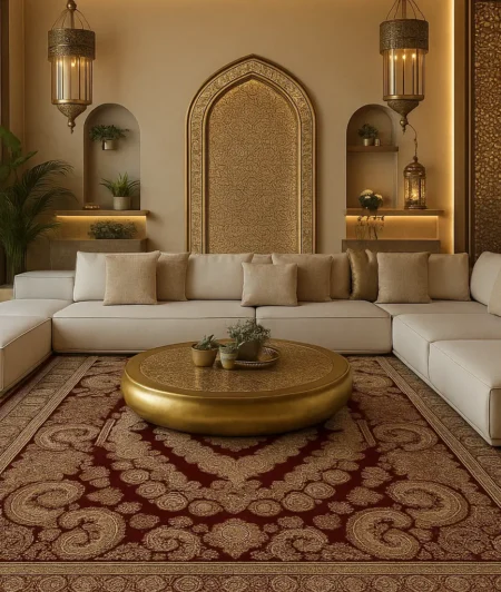 Risala Ruby Turkish Carpets In Living Room