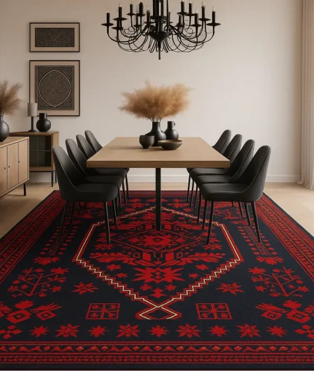 Risala Yagcibedir Bamboo Carpets In Dining Room