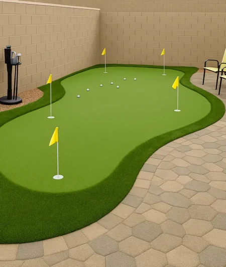 Risala 60mm Golf Artificial Turf 02