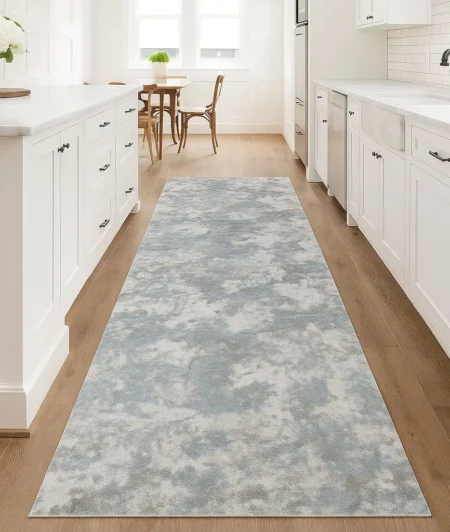 Risala Abstract Textured Runner Carpets In Kitchen