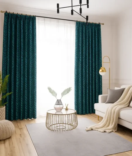 Risala Botero Silk Curtains Living Room