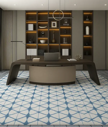 Risala Decode Ocean Custom Carpets In Office