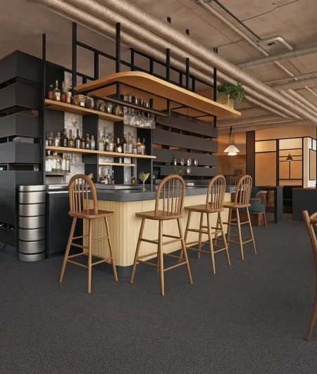 Risala Ebony in Restaurant Carpets 2