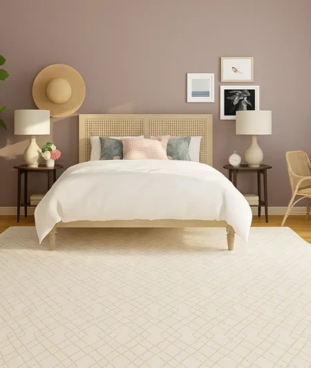 Risala Flurry Snow Custom Carpets In Bedroom