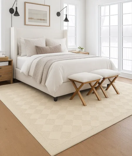 Risala Keoka Hand Knotted Carpets In Bedroom