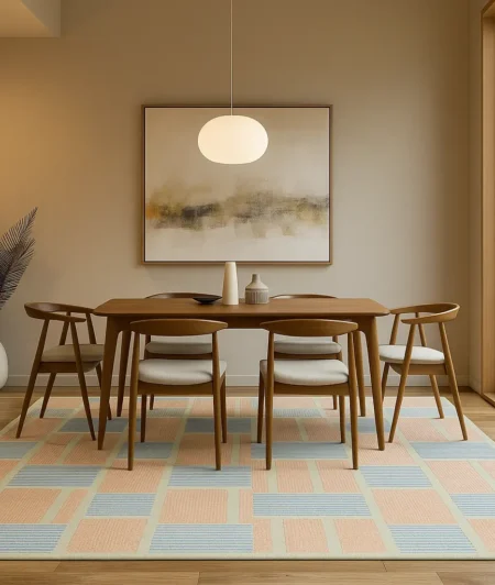 Risala Modo Hand-Tufted Carpets In Dining Area