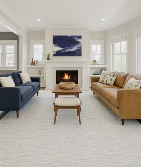 Risala Scriddle Custom Carpets In Living Room