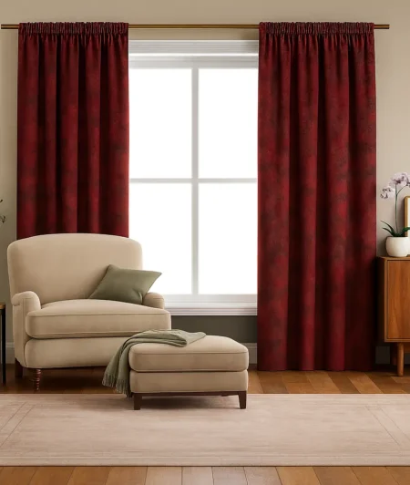 Risala Silk Brocade Curtains Living Room