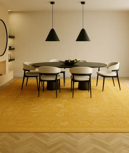 Risala Aabad Persian Rugs In Dining Area