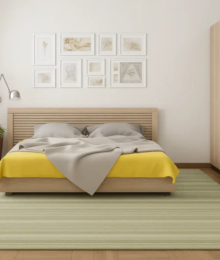 Risala Abrash Moroccan Rugs In Bedroom