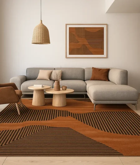 Risala Adrift Modern Rugs In Living Room