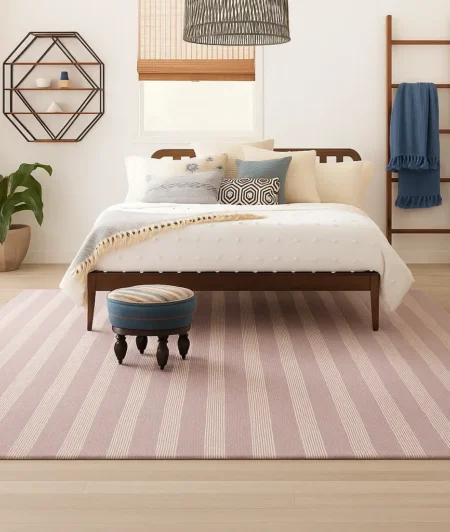 Risala Al Fresco Polyester Rugs In Bedroom