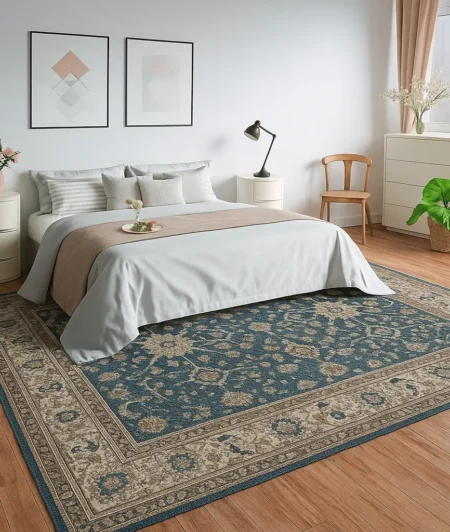 Risala American Manor Area Rugs In Bedroom