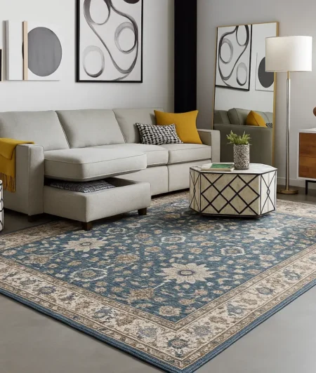 Risala American Manor Area Rugs In Living Room