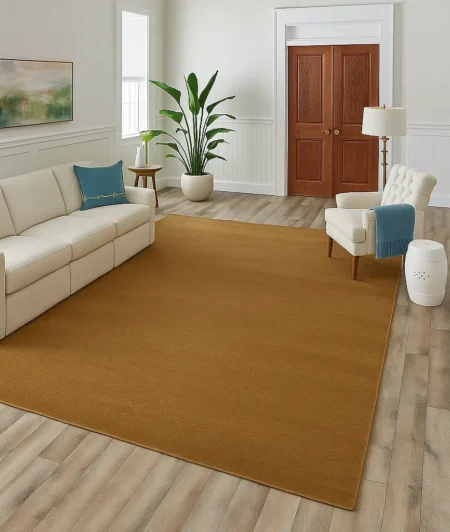 Risala Aprezo Silk Rugs In Living Room