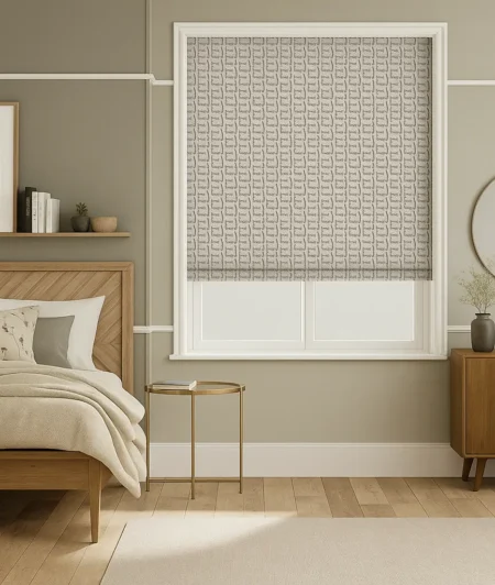 Risala Arqen Roman Blinds In Bedroom