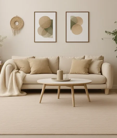 Risala Baileys Silk Rugs In Living Room