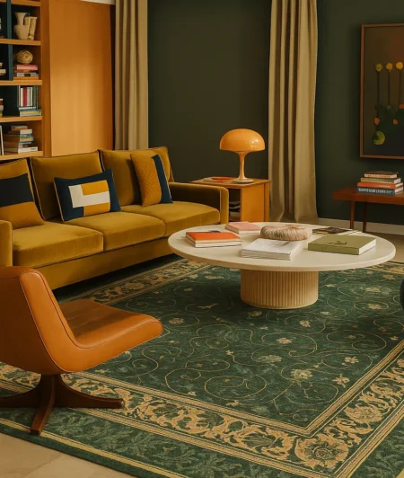 Risala Baramdaah Persian Rugs In Living Room