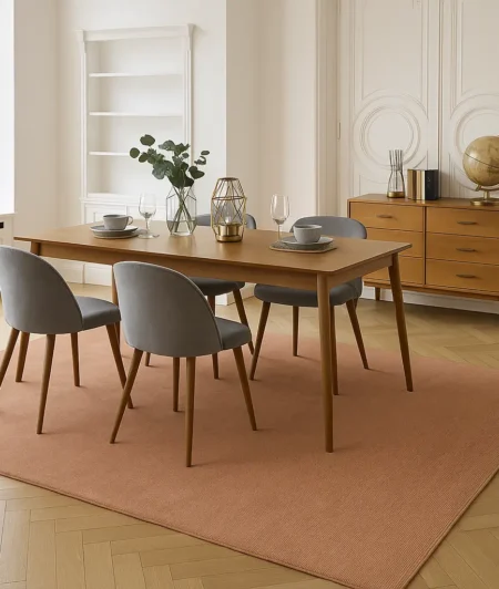 Risala Basis Modern Rugs In Dininf Area