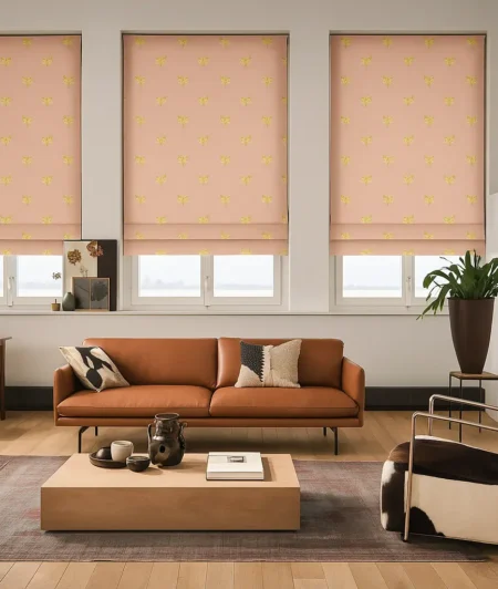Risala Camee Roman Blinds In Living Room