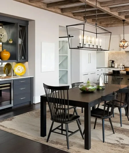 Risala Entropy Modern Rugs In Dining Area