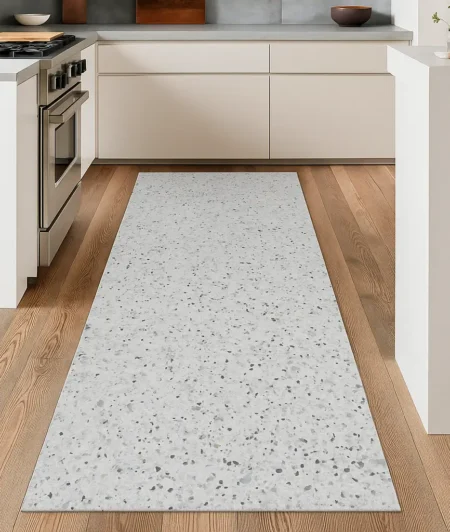 Risala Gray Texture In Kitchen Rugs 1