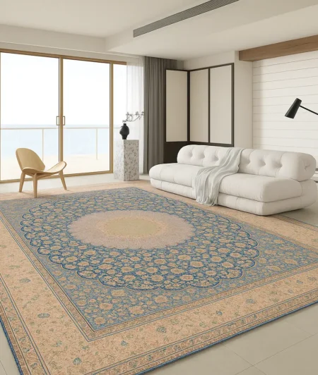 Risala Gulmarg Oriental Rugs In Living Room