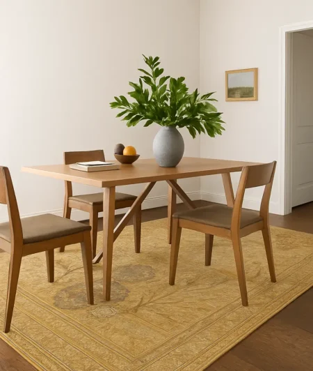 Risala Isfahan Oriental Rugs In Dining Area