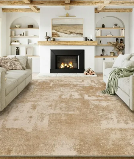 Risala Kavi Modern Rugs In Living Room